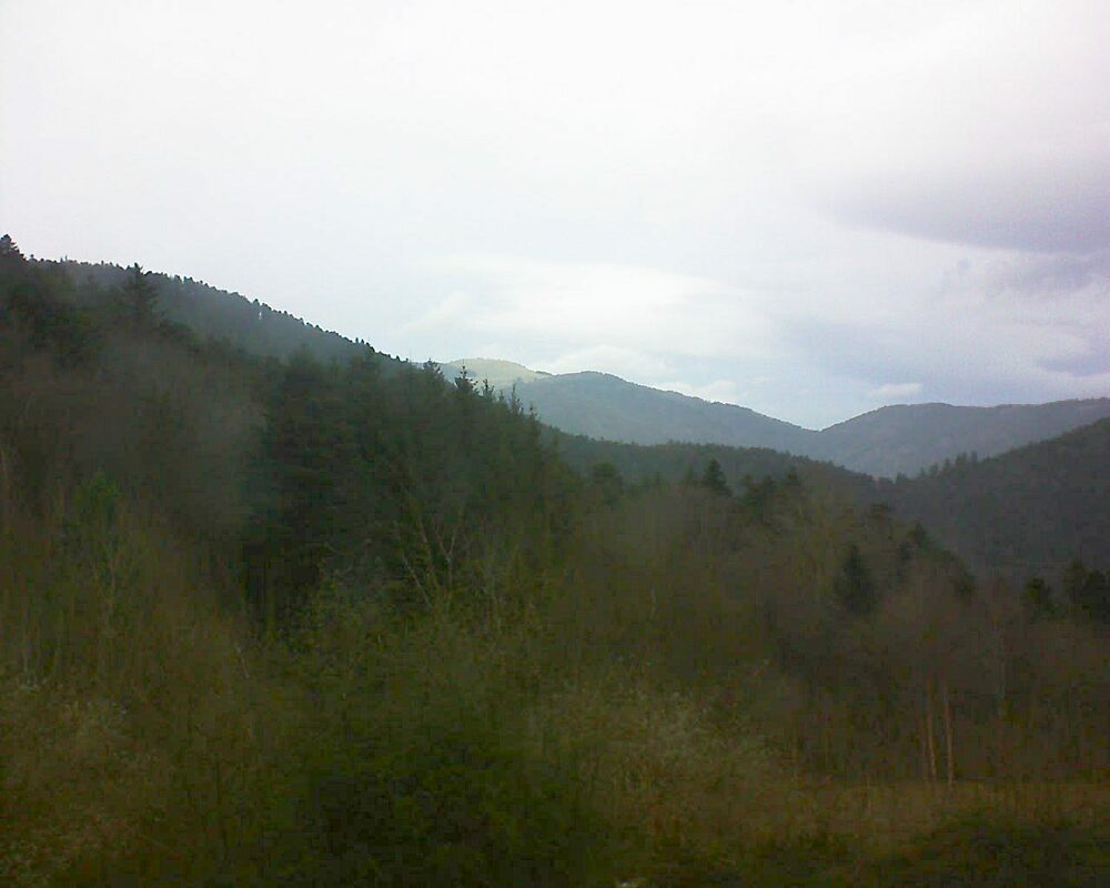 Le petit ballon vu depuis le Domaine Langmatt à Murbach le 28.12.2023 à 12:30 Le petit ballon (Alsace, Vosges) le 28.12.2023 à 12:30