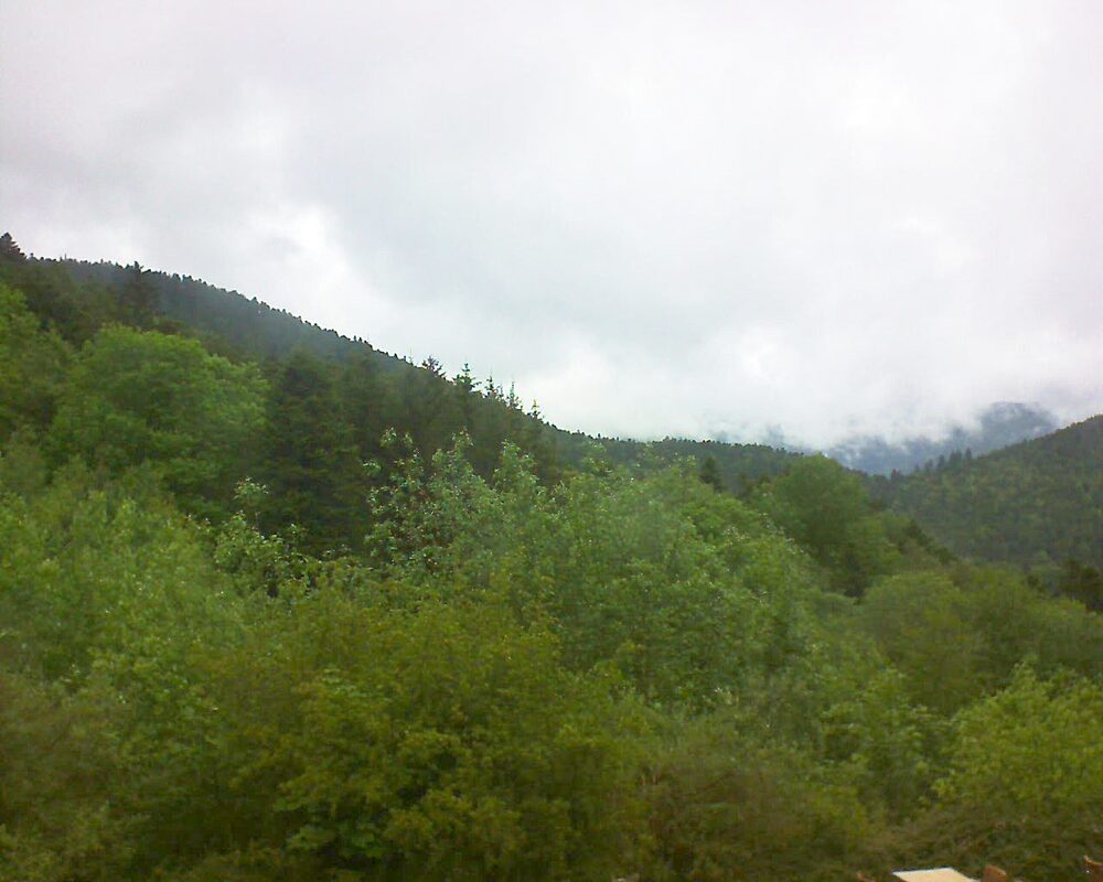 Le petit ballon vu depuis le Domaine Langmatt à Murbach le 15.05.2024 à 12:45 Le petit ballon (Alsace, Vosges) le 15.05.2024 à 12:45