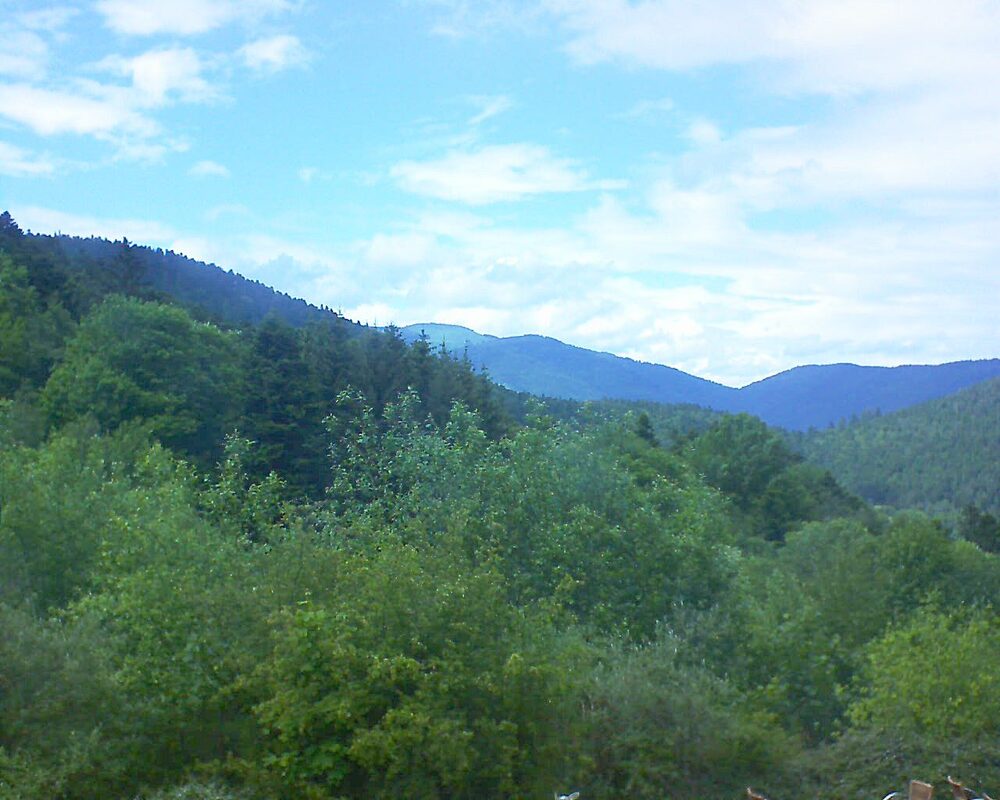 Le petit ballon vu depuis le Domaine Langmatt à Murbach le 22.05.2024 à 15:30 Le petit ballon (Alsace, Vosges) le 22.05.2024 à 15:30