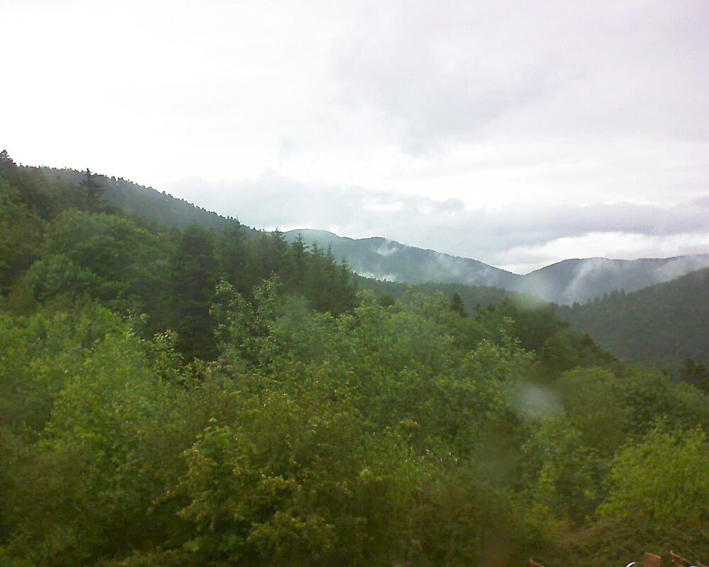 Le petit ballon vu depuis le Domaine Langmatt à Murbach le 29.05.2024 à 15:30 Le petit ballon (Alsace, Vosges) le 29.05.2024 à 15:30