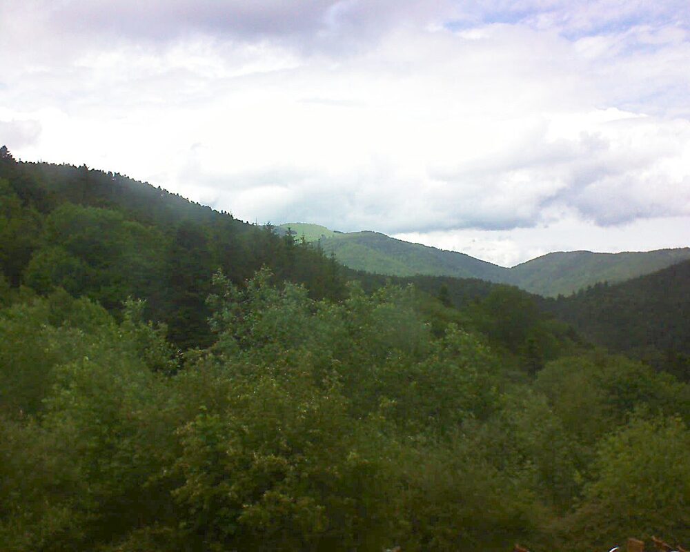 Le petit ballon vu depuis le Domaine Langmatt à Murbach le 30.05.2024 à 15:30 Le petit ballon (Alsace, Vosges) le 30.05.2024 à 15:30