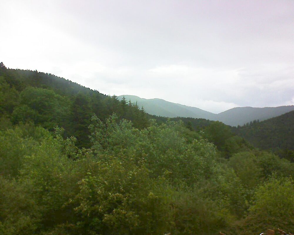 Le petit ballon vu depuis le Domaine Langmatt à Murbach le 31.05.2024 à 16:30 Le petit ballon (Alsace, Vosges) le 31.05.2024 à 16:30