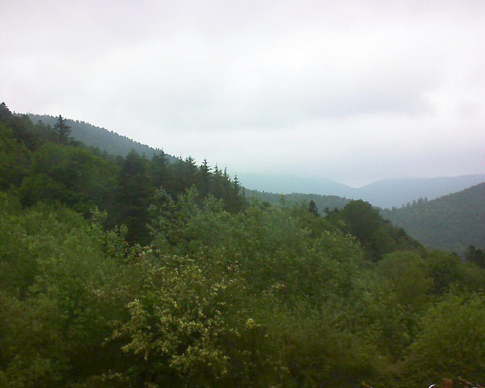 Le petit ballon vu depuis le Domaine Langmatt à Murbach le 03.06.2024 à 15:15 Le petit ballon (Alsace, Vosges) le 03.06.2024 à 15:15