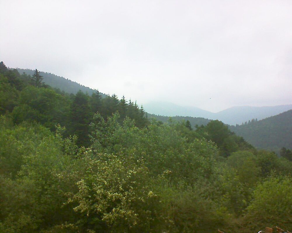Le petit ballon vu depuis le Domaine Langmatt à Murbach le 03.06.2024 à 17:15 Le petit ballon (Alsace, Vosges) le 03.06.2024 à 17:15