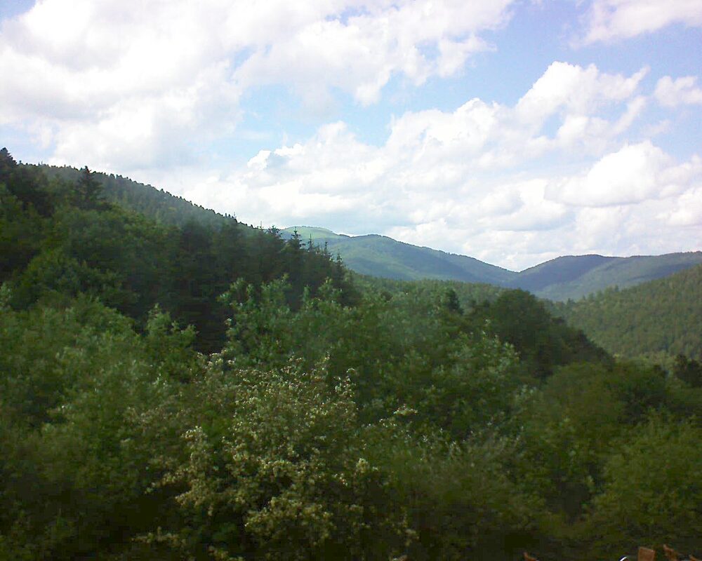 Le petit ballon vu depuis le Domaine Langmatt à Murbach le 06.06.2024 à 16:15 Le petit ballon (Alsace, Vosges) le 06.06.2024 à 16:15