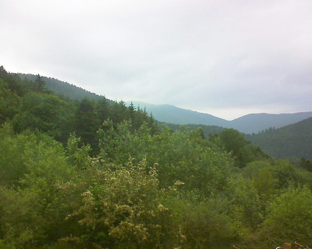 Le petit ballon vu depuis le Domaine Langmatt à Murbach le 09.06.2024 à 18:30 Le petit ballon (Alsace, Vosges) le 09.06.2024 à 18:30