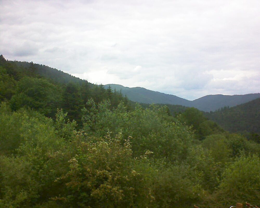 Le petit ballon vu depuis le Domaine Langmatt à Murbach le 12.06.2024 à 13:45 Le petit ballon (Alsace, Vosges) le 12.06.2024 à 13:45