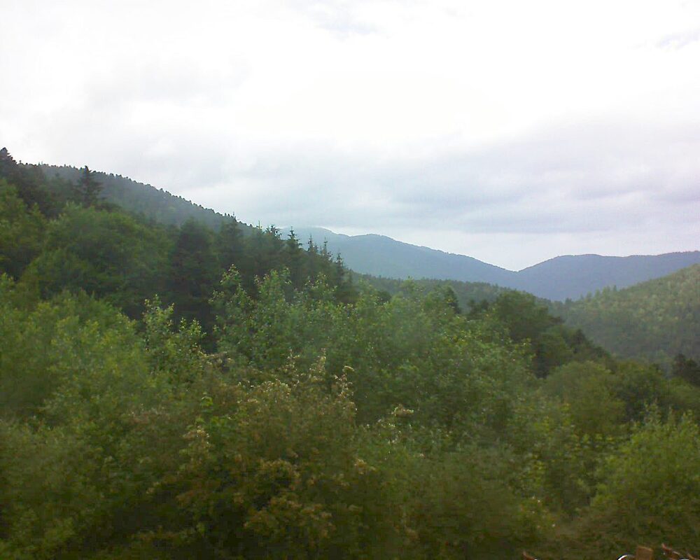 Le petit ballon vu depuis le Domaine Langmatt à Murbach le 14.06.2024 à 14:30 Le petit ballon (Alsace, Vosges) le 14.06.2024 à 14:30