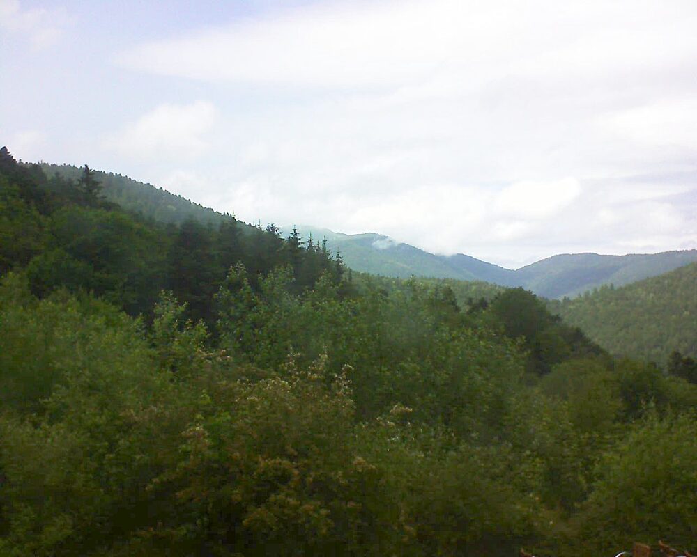 Le petit ballon vu depuis le Domaine Langmatt à Murbach le 14.06.2024 à 15:30 Le petit ballon (Alsace, Vosges) le 14.06.2024 à 15:30