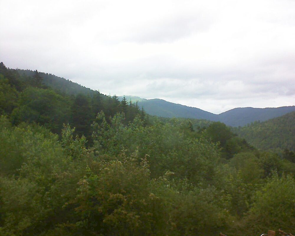 Le petit ballon vu depuis le Domaine Langmatt à Murbach le 14.06.2024 à 16:15 Le petit ballon (Alsace, Vosges) le 14.06.2024 à 16:15