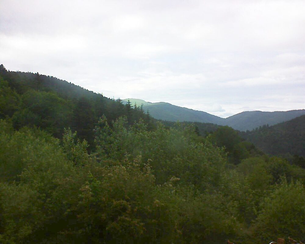 Le petit ballon vu depuis le Domaine Langmatt à Murbach le 14.06.2024 à 17:15 Le petit ballon (Alsace, Vosges) le 14.06.2024 à 17:15