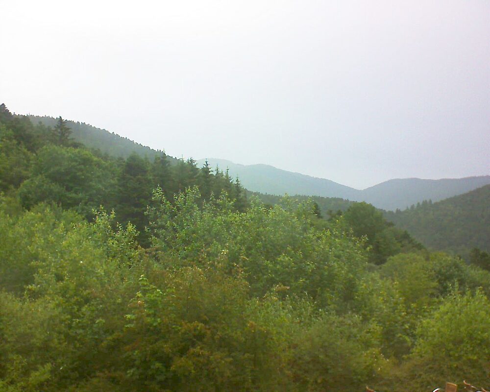 Le petit ballon vu depuis le Domaine Langmatt à Murbach le 17.06.2024 à 14:00 Le petit ballon (Alsace, Vosges) le 17.06.2024 à 14:00