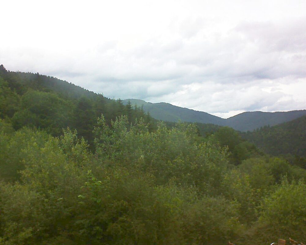 Le petit ballon vu depuis le Domaine Langmatt à Murbach le 21.06.2024 à 16:45 Le petit ballon (Alsace, Vosges) le 21.06.2024 à 16:45