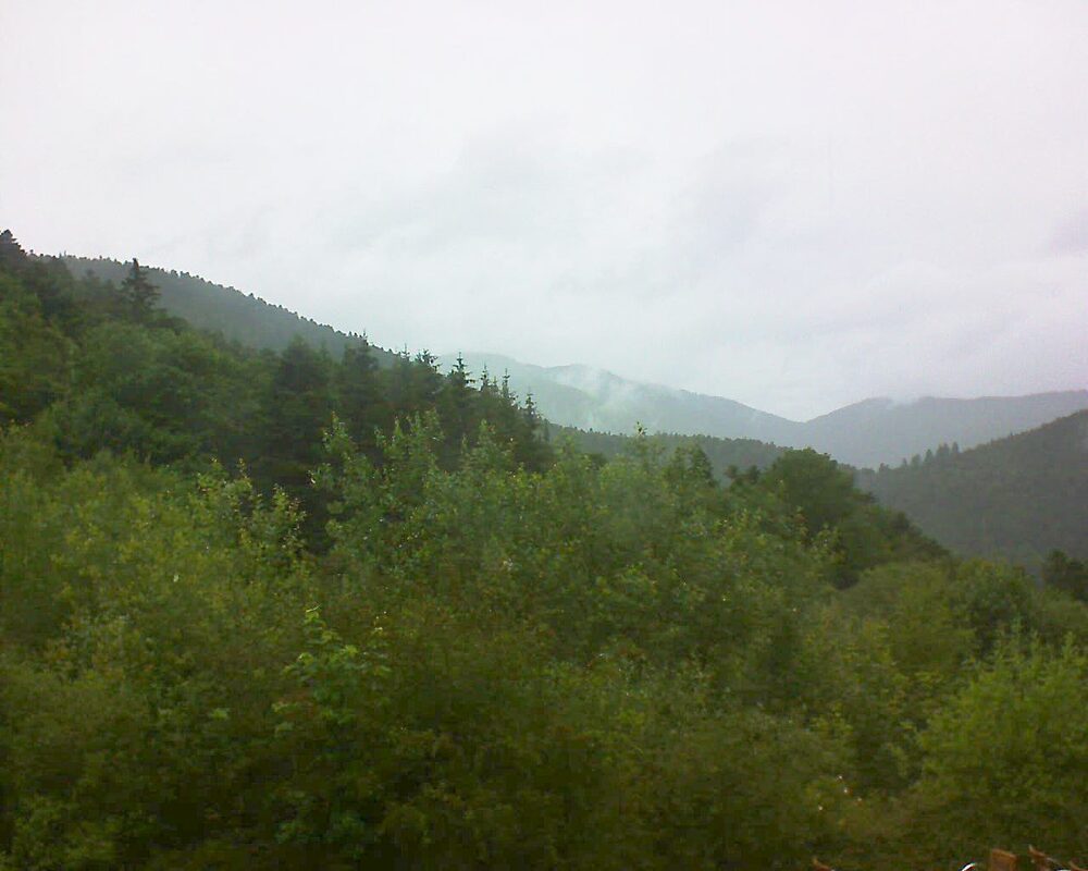 Le petit ballon vu depuis le Domaine Langmatt à Murbach le 22.06.2024 à 12:15 Le petit ballon (Alsace, Vosges) le 22.06.2024 à 12:15