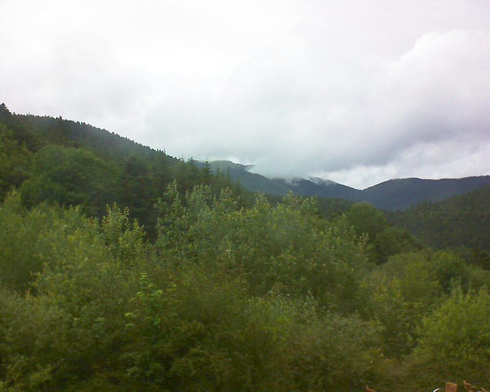 Le petit ballon vu depuis le Domaine Langmatt à Murbach le 22.06.2024 à 16:30 Le petit ballon (Alsace, Vosges) le 22.06.2024 à 16:30