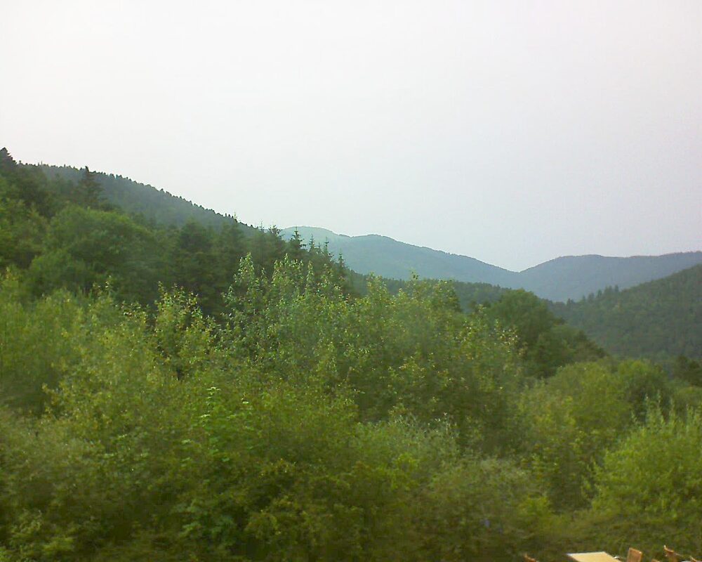 Le petit ballon vu depuis le Domaine Langmatt à Murbach le 29.06.2024 à 17:00 Le petit ballon (Alsace, Vosges) le 29.06.2024 à 17:00