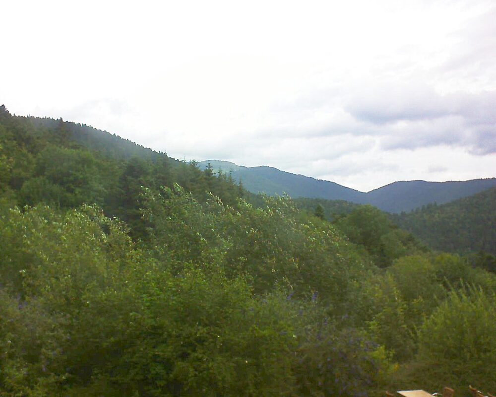Le petit ballon vu depuis le Domaine Langmatt à Murbach le 12.07.2024 à 11:00 Le petit ballon (Alsace, Vosges) le 12.07.2024 à 11:00