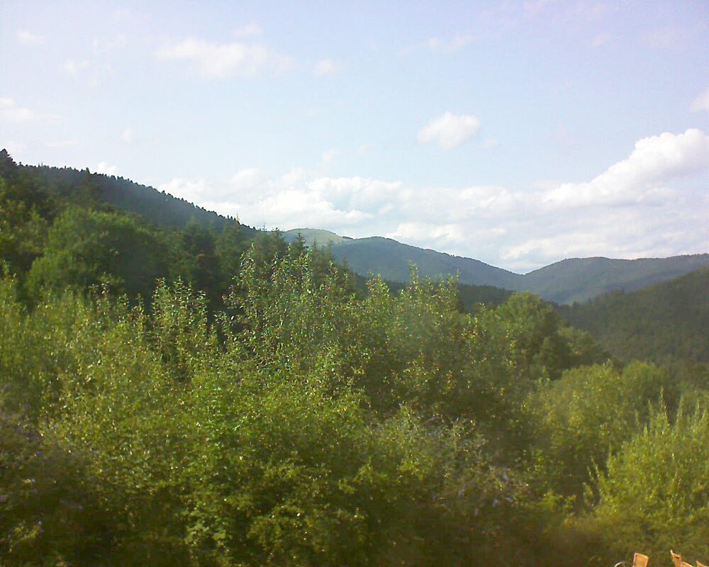 Le petit ballon vu depuis le Domaine Langmatt à Murbach le 17.07.2024 à 17:30 Le petit ballon (Alsace, Vosges) le 17.07.2024 à 17:30