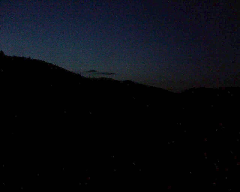 Le petit ballon vu depuis le Domaine Langmatt à Murbach le 05.08.2024 à 21:45 Le petit ballon (Alsace, Vosges) le 05.08.2024 à 21:45