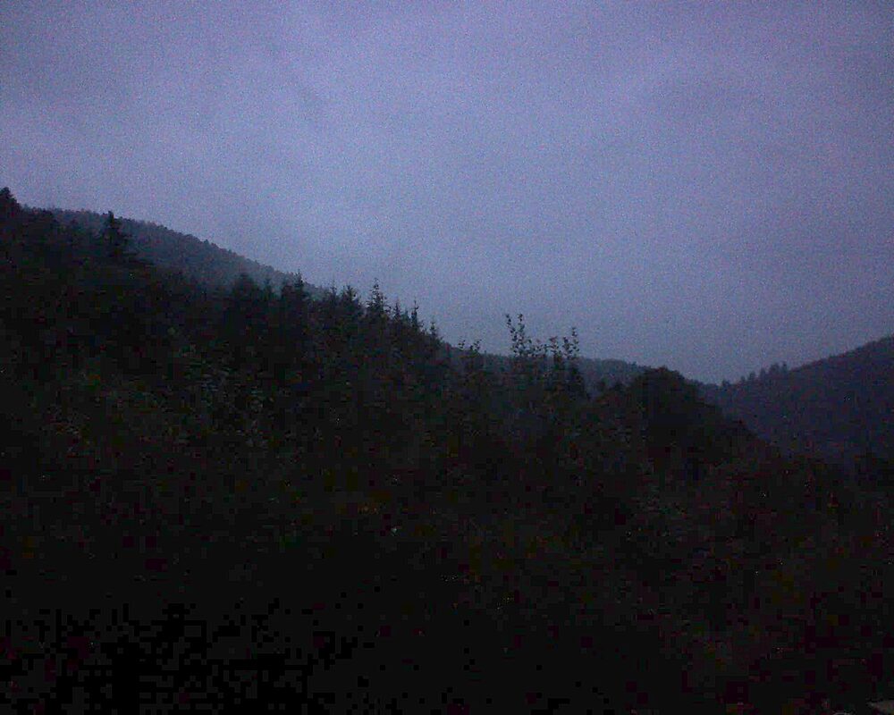 Le petit ballon vu depuis le Domaine Langmatt à Murbach le 16.09.2024 à 19:45 Le petit ballon (Alsace, Vosges) le 16.09.2024 à 19:45