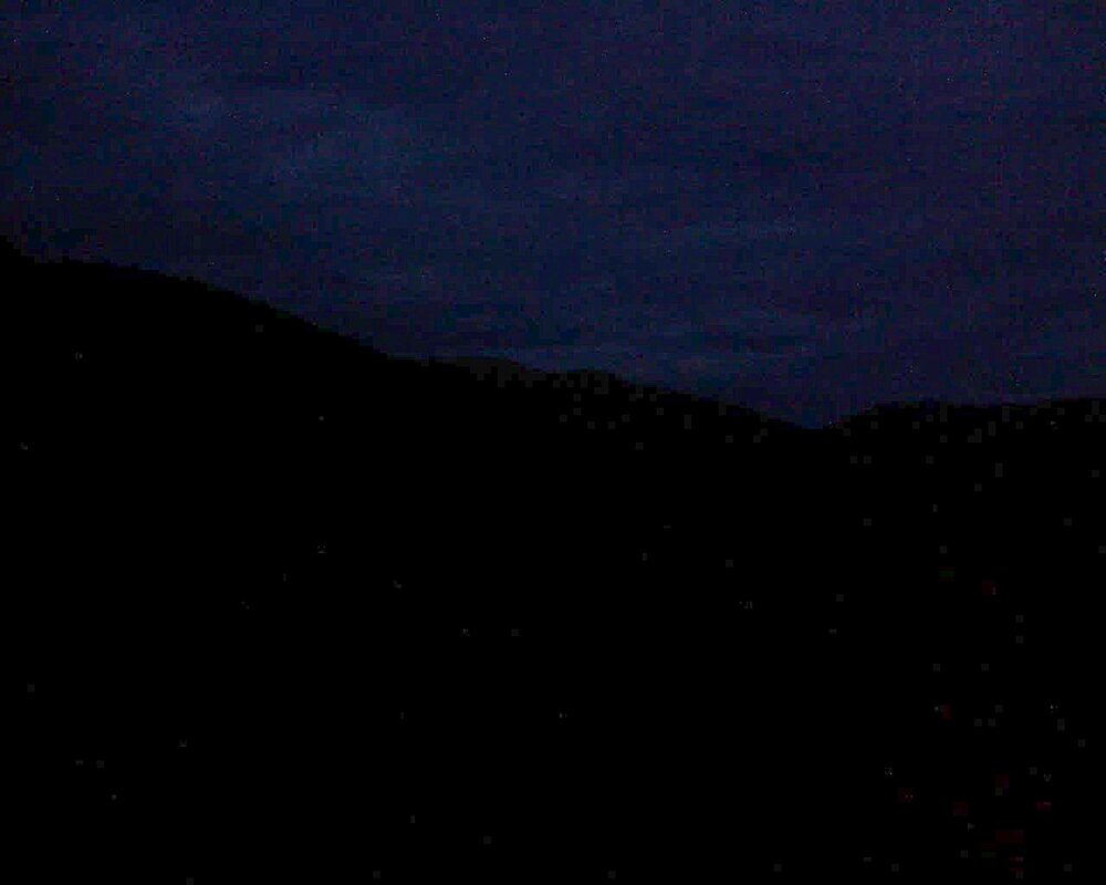 Le petit ballon vu depuis le Domaine Langmatt à Murbach le 18.10.2024 à 07:30 Le petit ballon (Alsace, Vosges) le 18.10.2024 à 07:30