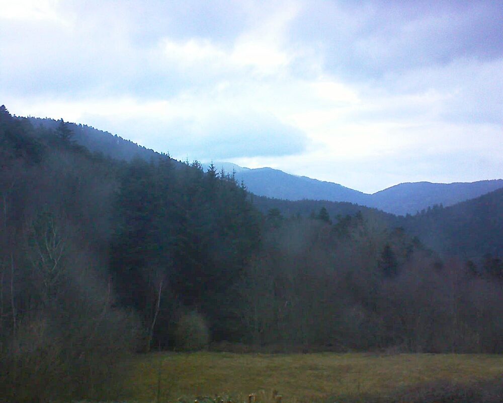 Le petit ballon vu depuis le Domaine Langmatt à Murbach le 20.02.2025 à 07:45 Le petit ballon (Alsace, Vosges) le 20.02.2025 à 07:45