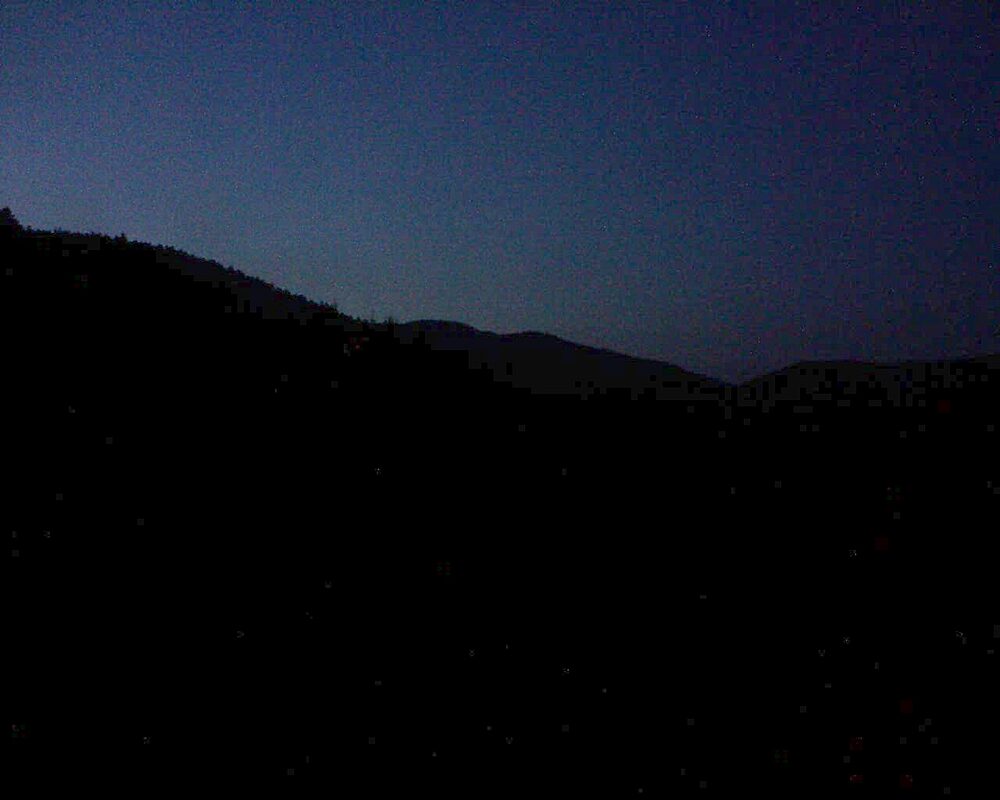 Le petit ballon vu depuis le Domaine Langmatt à Murbach le 09.04.2025 à 20:45 Le petit ballon (Alsace, Vosges) le 09.04.2025 à 20:45