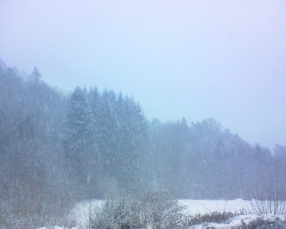 Le petit ballon vu depuis le Domaine Langmatt à Murbach le 08.01.2026 à 08:45 Le petit ballon (Alsace, Vosges) le 08.01.2026 à 08:45