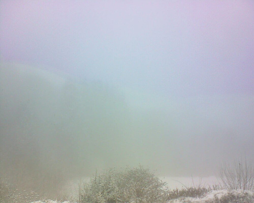 Le petit ballon vu depuis le Domaine Langmatt à Murbach le 08.01.2026 à 10:45 Le petit ballon (Alsace, Vosges) le 08.01.2026 à 10:45