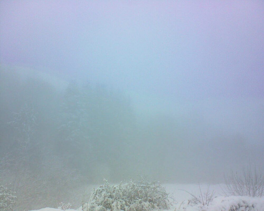 Le petit ballon vu depuis le Domaine Langmatt à Murbach le 11.01.2026 à 09:15 Le petit ballon (Alsace, Vosges) le 11.01.2026 à 09:15