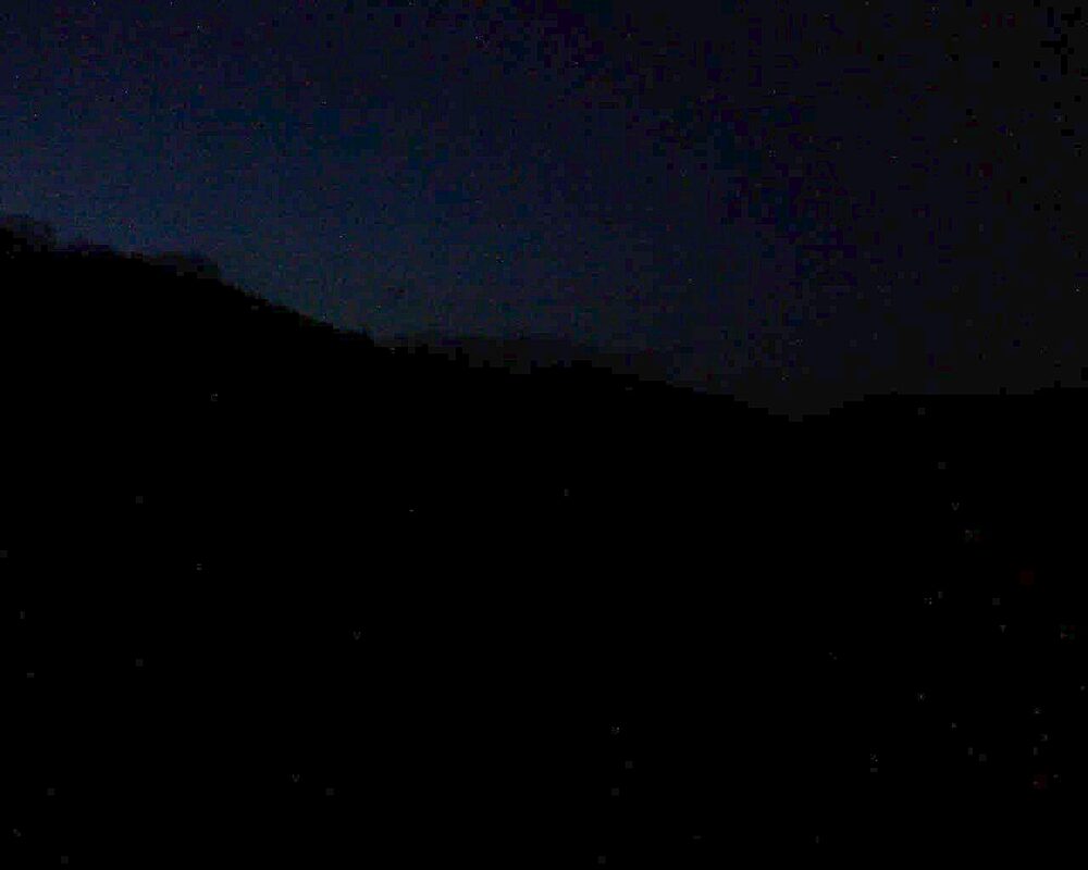 Le petit ballon vu depuis le Domaine Langmatt à Murbach le 26.03.2026 à 19:30 Le petit ballon (Alsace, Vosges) le 26.03.2026 à 19:30