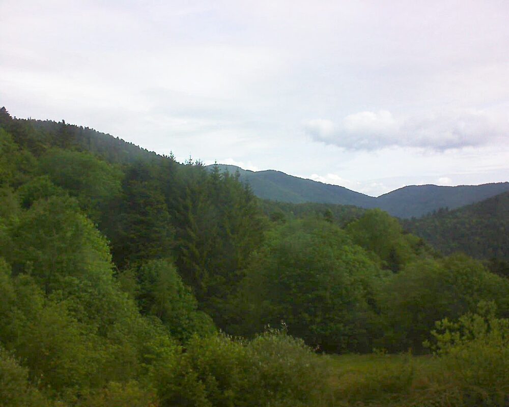 Le petit ballon vu depuis le Domaine Langmatt à Murbach le 19.05.2026 à 09:30 Le petit ballon (Alsace, Vosges) le 19.05.2026 à 09:30