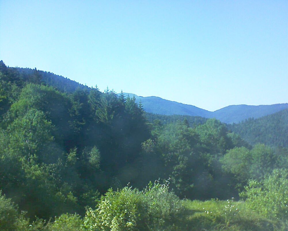 Le petit ballon vu depuis le Domaine Langmatt à Murbach le 29.05.2026 à 17:45 Le petit ballon (Alsace, Vosges) le 29.05.2026 à 17:45