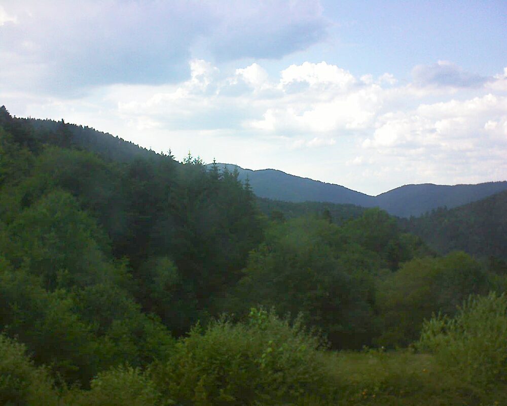 Le petit ballon vu depuis le Domaine Langmatt à Murbach le 20.06.2026 à 18:45 Le petit ballon (Alsace, Vosges) le 20.06.2026 à 18:45
