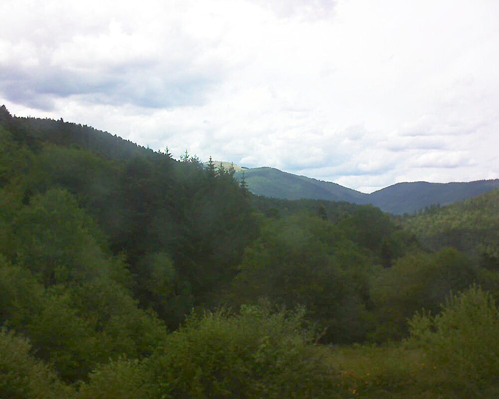 Le petit ballon vu depuis le Domaine Langmatt à Murbach le 05.07.2026 à 15:30 Le petit ballon (Alsace, Vosges) le 05.07.2026 à 15:30