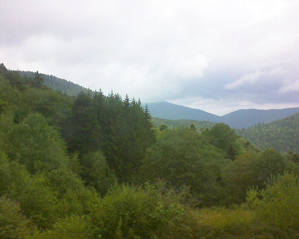 Le petit ballon vu depuis le Domaine Langmatt à Murbach le 19.07.2026 à 10:30 Le petit ballon (Alsace, Vosges) le 19.07.2026 à 10:30