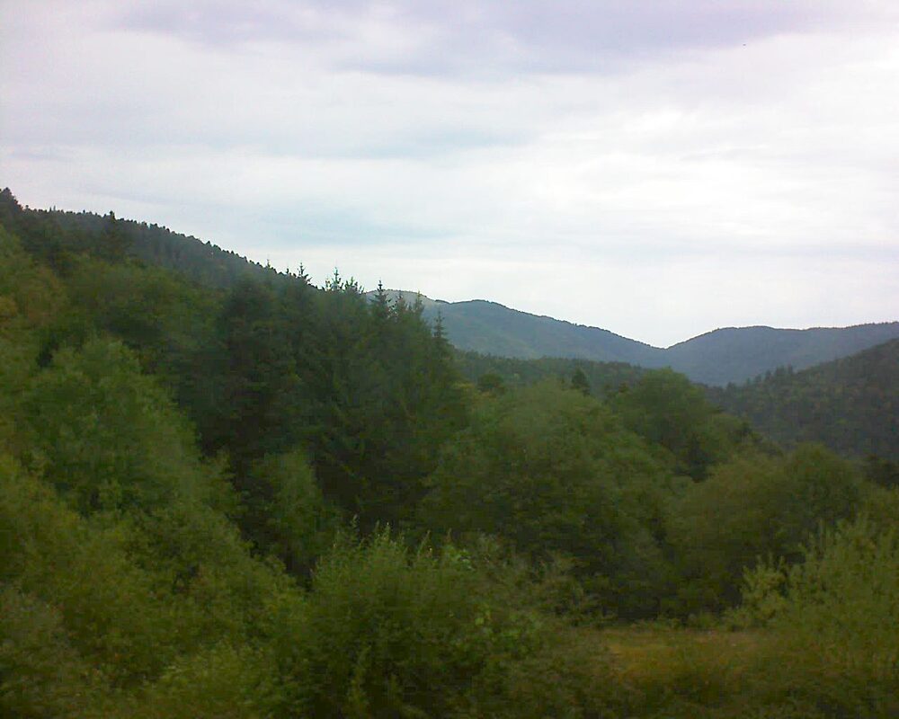 Le petit ballon vu depuis le Domaine Langmatt à Murbach le 15.08.2026 à 09:45 Le petit ballon (Alsace, Vosges) le 15.08.2026 à 09:45