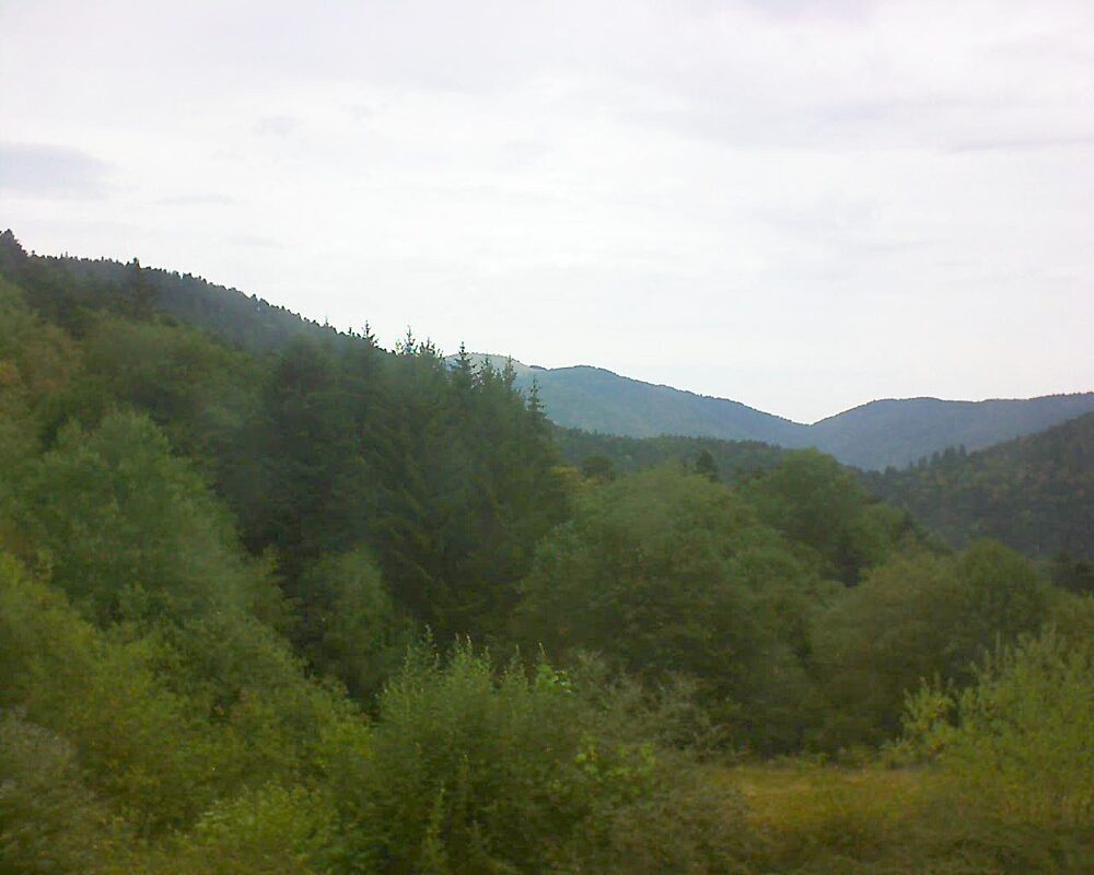 Le petit ballon vu depuis le Domaine Langmatt à Murbach le 16.08.2026 à 10:00 Le petit ballon (Alsace, Vosges) le 16.08.2026 à 10:00