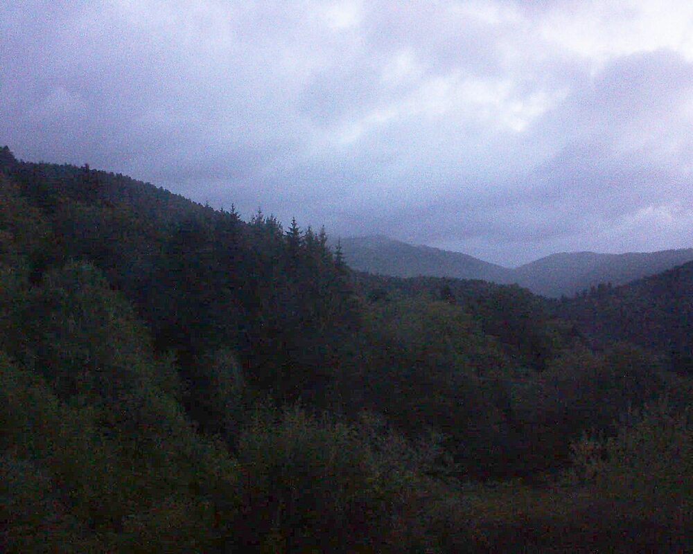 Le petit ballon vu depuis le Domaine Langmatt à Murbach le 30.08.2026 à 06:30 Le petit ballon (Alsace, Vosges) le 30.08.2026 à 06:30