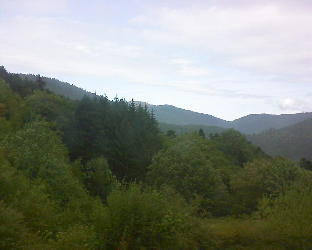 Le petit ballon vu depuis le Domaine Langmatt à Murbach le 05.09.2026 à 11:30 Le petit ballon (Alsace, Vosges) le 05.09.2026 à 11:30