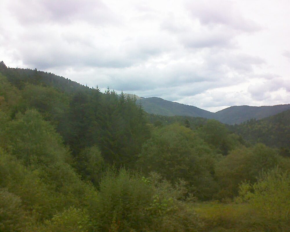 Le petit ballon vu depuis le Domaine Langmatt à Murbach le 09.09.2026 à 13:45 Le petit ballon (Alsace, Vosges) le 09.09.2026 à 13:45